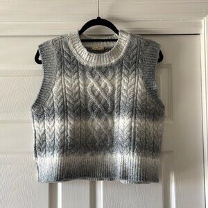 Tie Dye Grey Sweater Vest